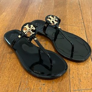 Tory Burch Mini Miller Jelly Sandal - Black